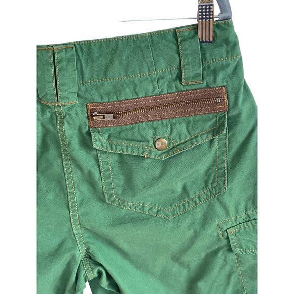 Cabi Women's 8 Green Cargo Bermuda Shorts 34x11”  Style #342 - Picture 6 of 11